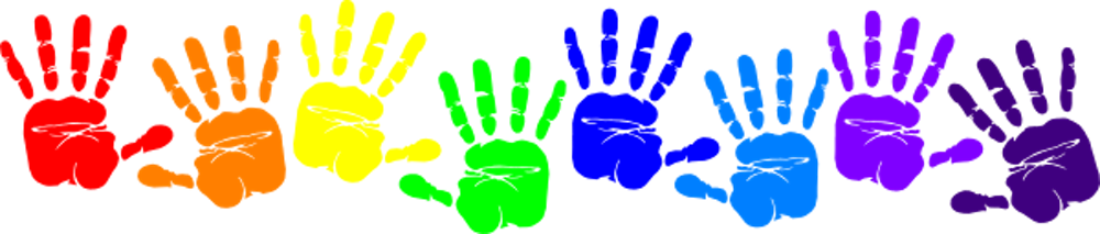 preschool handprint clipart